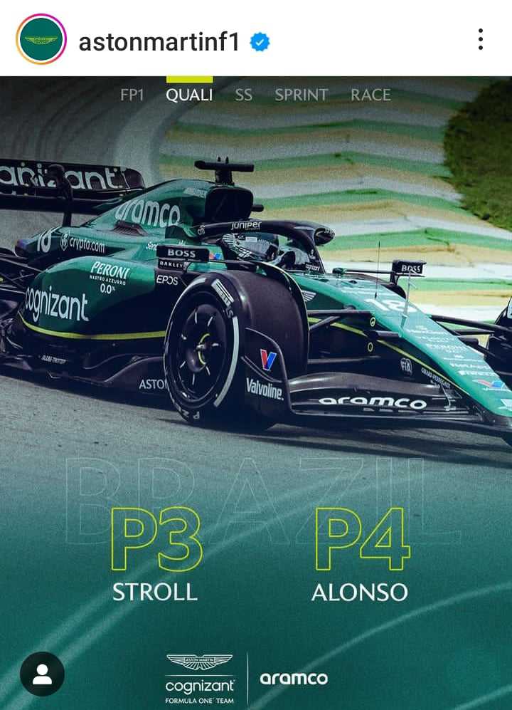 F1 Grand Prix of Brazil - 2023 - Qualifying - P3 - P4