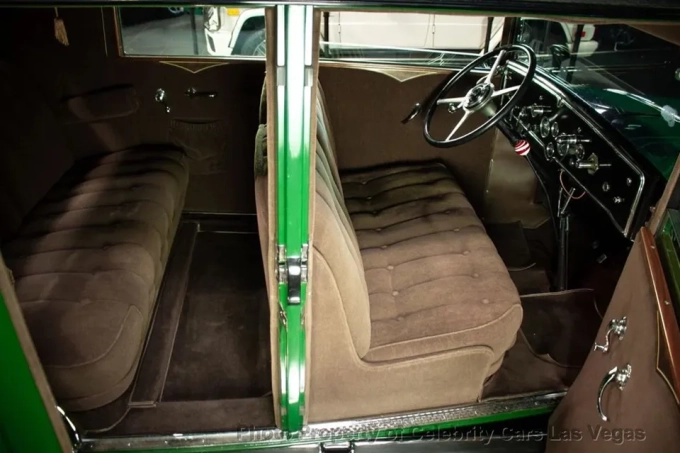 interior of al capone's car