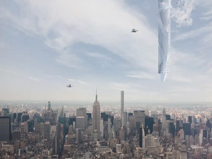 Ο ουρανοξύστης που κρέμεται ανάποδα από αστεροειδή – Θα έχει ασανσέρ;