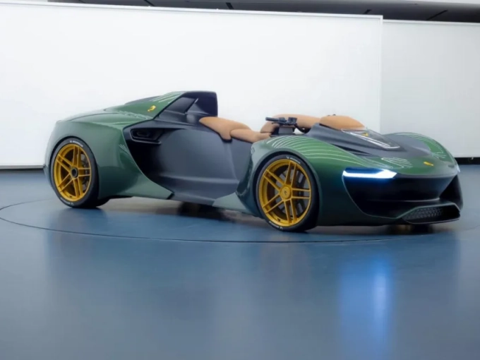 Η εντυπωσιακή τετράτροχη μοτοσυκλέτα που πιάνει 400 χλμ/ώρα μοιάζει με Lotus χωρίς οροφή – Γιατί ο κινητήρας είναι μυστικό